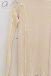 BASERANGE Turtleneck T-shirt sweater TTOMT series collection Organic cotton Portugal BAS-TTOMT-RI-000-UNDYED
